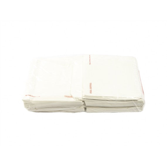 7x7 Greaseproof Takeaway White Paper Bags 1000