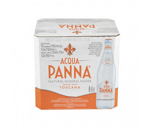 Aqua Panna 12x750ml Glass Bottles