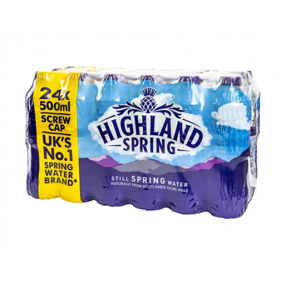 Highland Spring Water 24x500ml Still