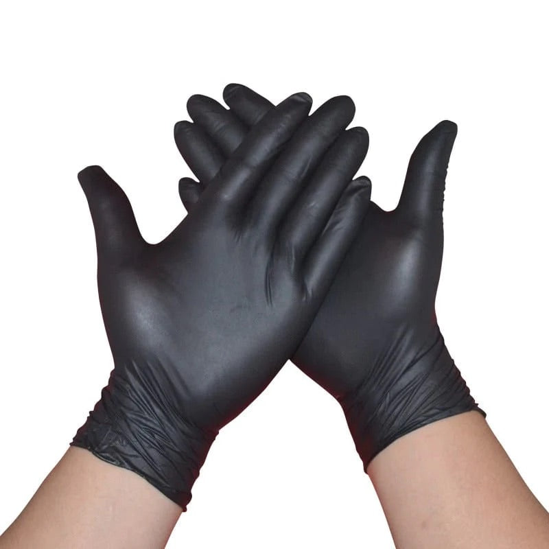 Nitrile Gloves Large 100 Black