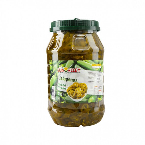 Sliced Jalapeno Peppers 6x3kg