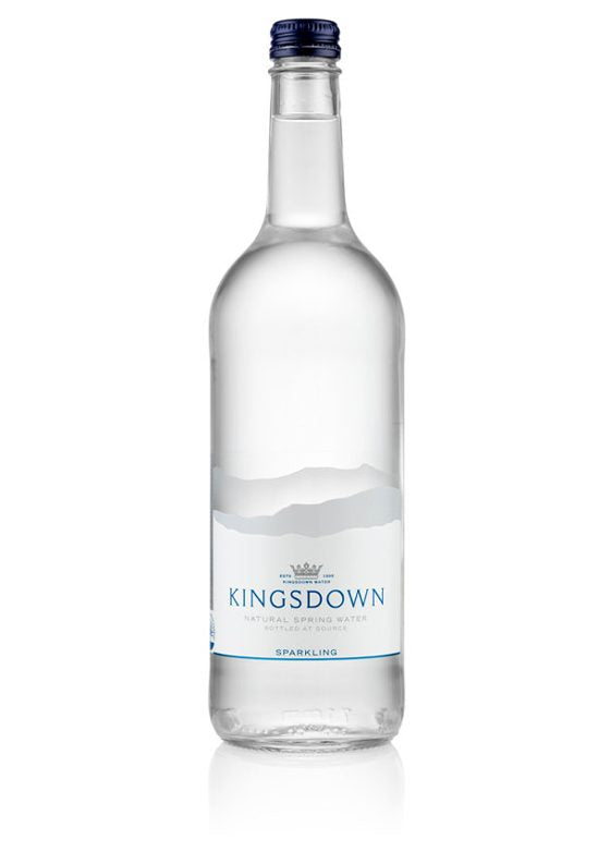 Kingsdown Sparkling Water 12x750ml Glass Bottles