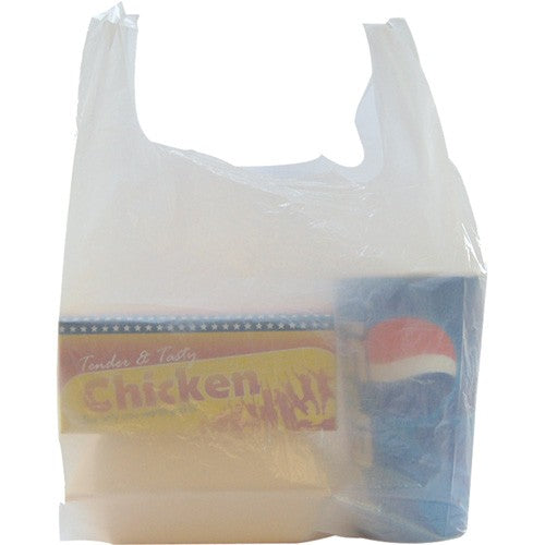 Jumbo White Carrier Bags