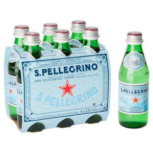 San Pellegrino Sparkling Water  24x250ml Glass Bottles