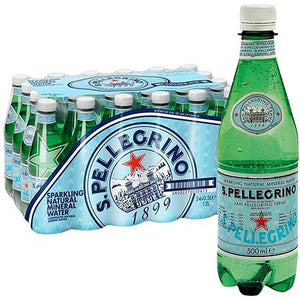 San Pellegrino Sparkling Water 24x500ml Plastic Bottles